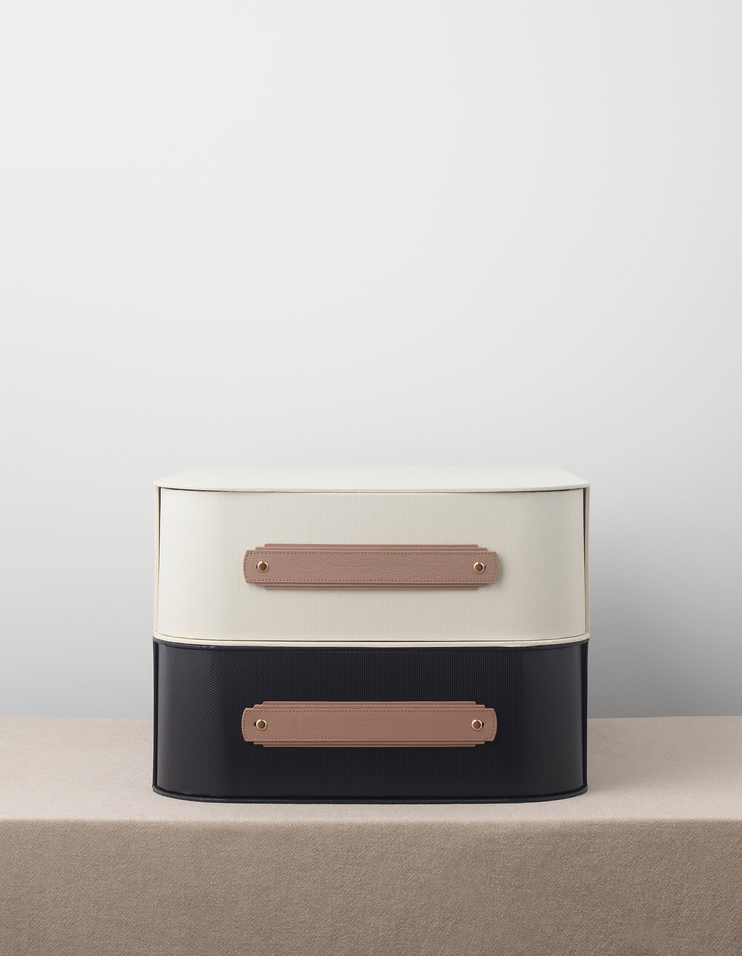 Sagitine Leather Handle - Blush